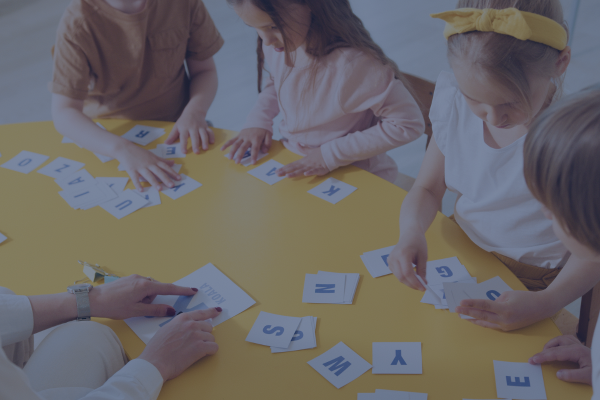 Children learning english at a young age