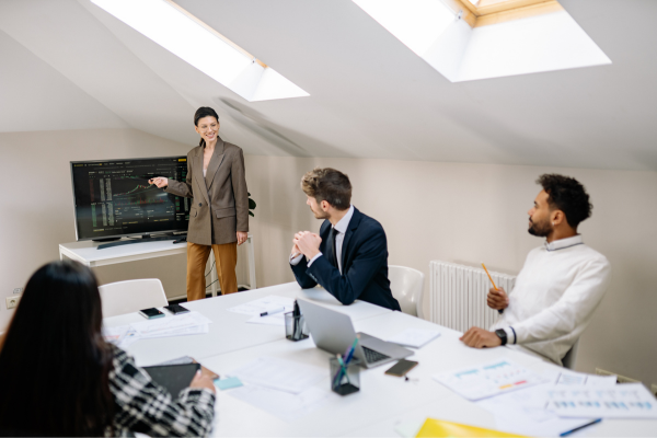 Highest Paying Tech Jobs in D.C. For 2026: Why Your Degree Choice Matters 10 Tech team meeting discussing data and software strategy, careers in high paying tech roles in DC