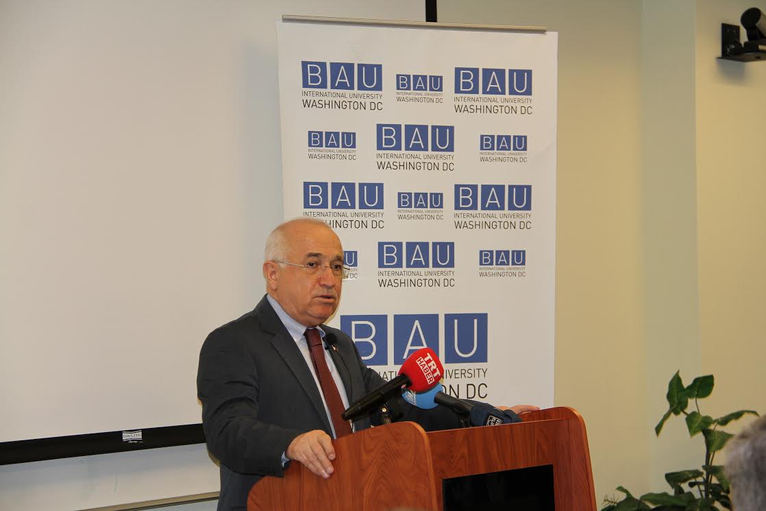 Speaker of Turkish Parliament Meets with BAU students