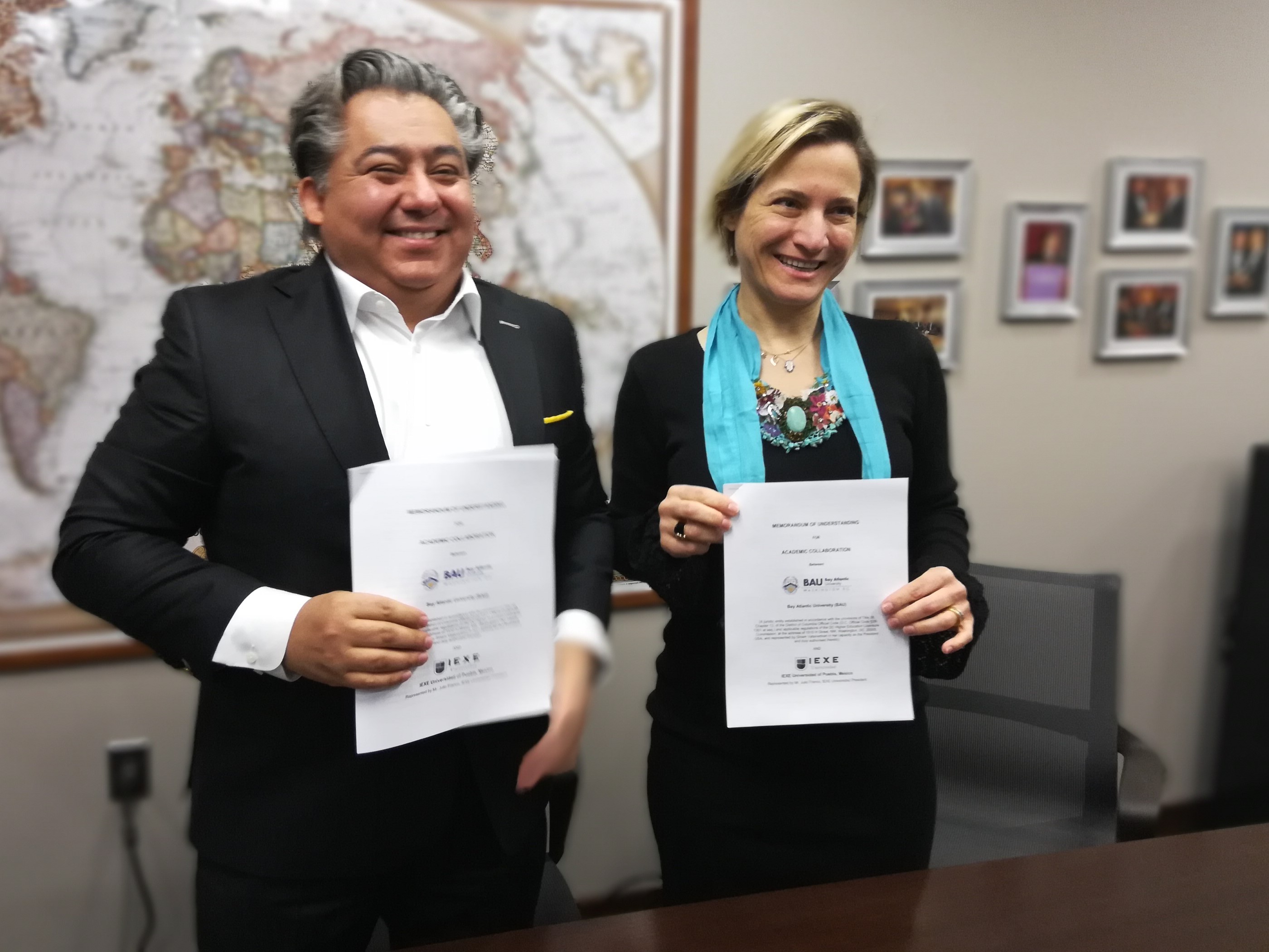 BAU signed an Agreement with a Mexican University IEXE